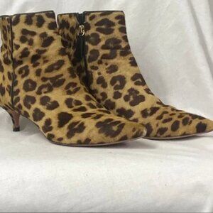 Used Leopard kitten heel booties - Aquazzura - Size 38